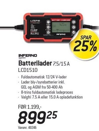 Thansen Batterilader tilbud
