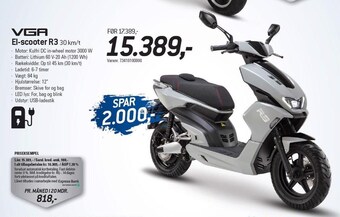 Thansen El-scooter tilbud