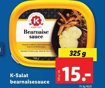 Lidl K-salat bearnaisesauce tilbud