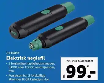 Elektrisk neglefil