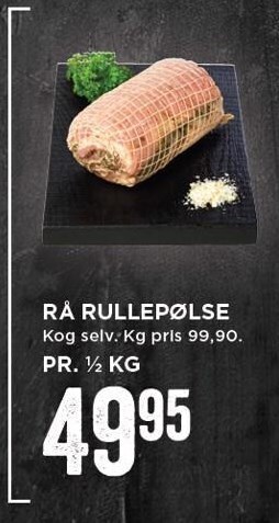 Rå rullepølse