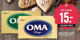 MENY Stege- og bagemargarine tilbud