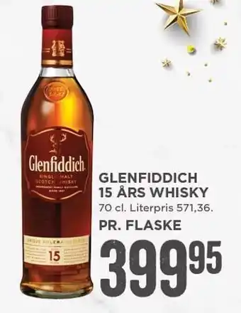 Glenfiddich 15 års whisky