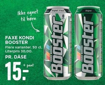 MENY Faxe kondi booster tilbud