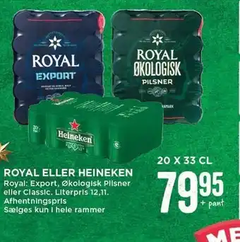 MENY Royal el. heineken tilbud