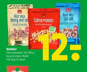 Coop 365 Nødder tilbud