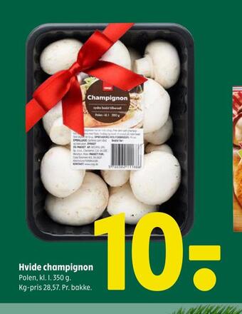 Coop 365 Hvide champignon tilbud