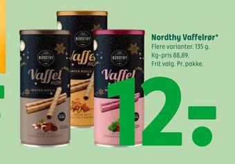 Coop 365 Nordthy vaffelrør tilbud
