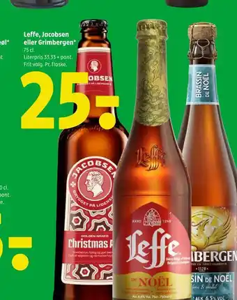 Coop 365 Leffe, jacobsen eller grimbergen tilbud
