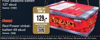 Harald Nyborg Red power vinkelbatteri tilbud