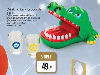 Harald Nyborg Drinking luck crocodile tilbud