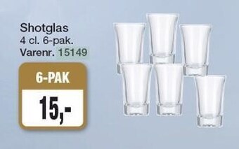 Harald Nyborg Shotglas tilbud