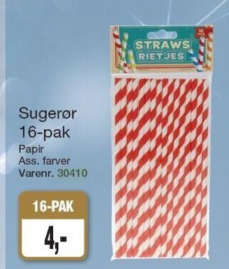 Harald Nyborg Sugerør tilbud