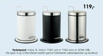 Daells Bolighus Pedalspand tilbud