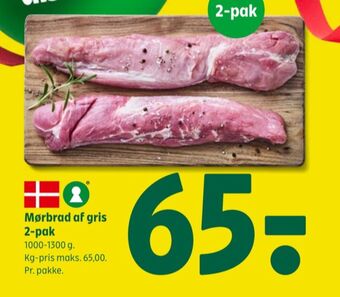 Coop 365 Coop grisemørbrad tilbud