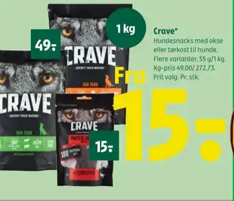 Coop 365 Crave hundesnacks tilbud