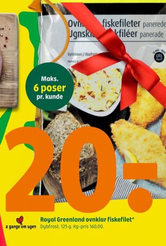 Coop 365 Royal greenland fiskefileter tilbud