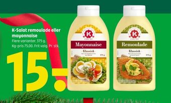 Coop 365 K-salat remoulade tilbud