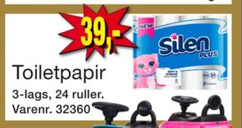 Harald Nyborg Silen toiletpapir tilbud