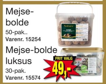 Harald Nyborg Nature mejsebolde tilbud