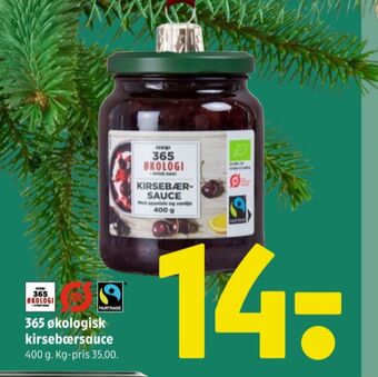 Coop 365 Coop 365 kirsebærsauce tilbud