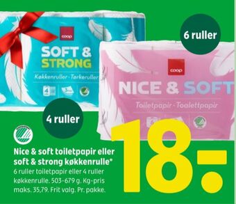 Coop 365 Soft & strong køkkenrulle tilbud