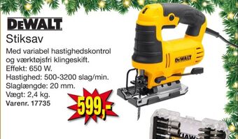 Dewalt stiksav