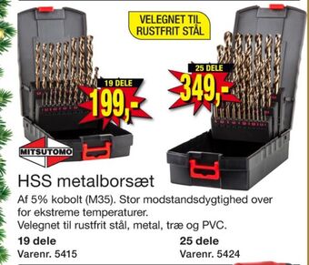 Harald Nyborg Mitsutomo borsæt tilbud