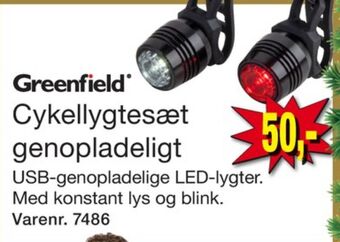 Harald Nyborg Greenfield cykellygtesæt tilbud