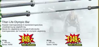 Harald Nyborg Titan life vægtstang tilbud