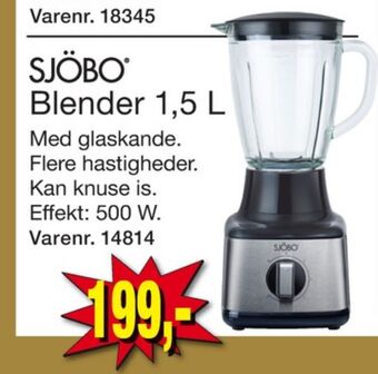 Harald Nyborg Sjöbo blender tilbud