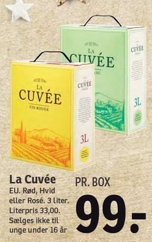 SPAR La cuvée tilbud