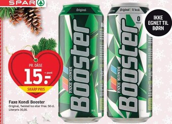 SPAR Faxe kondi booster tilbud