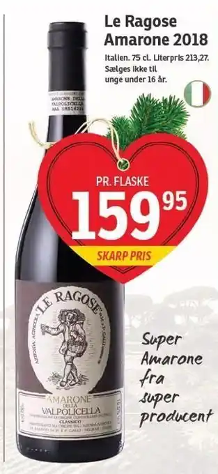 Le ragose amarone 2018