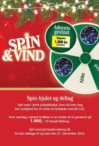 Harald Nyborg Spin & vind tilbud