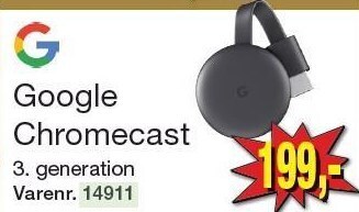 Harald Nyborg Google chromecast tilbud