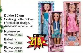 Harald Nyborg Dukke 80 cm tilbud