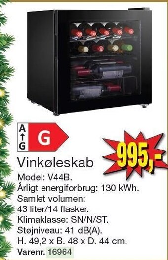 Harald Nyborg Vinkøleskab tilbud