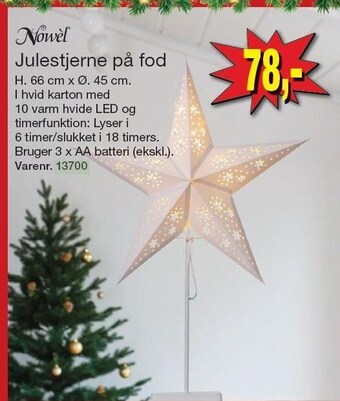 Harald Nyborg Julestjerne på fod tilbud