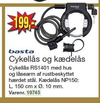 Harald Nyborg Cykellås og kædelås tilbud