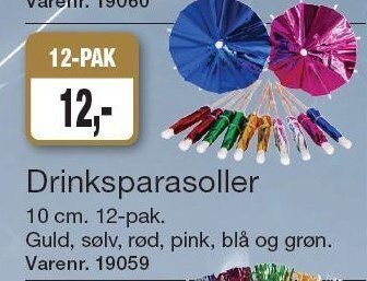 Drinksparasoller