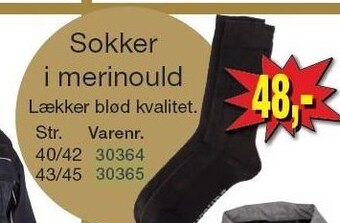 Harald Nyborg Sokker i merinould tilbud