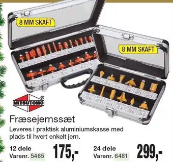 Fræsejernssæt