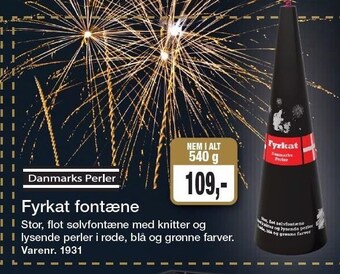 Fyrkat fontæne