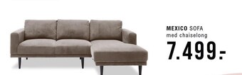 Ilva Mexico sofa med chaiselong tilbud
