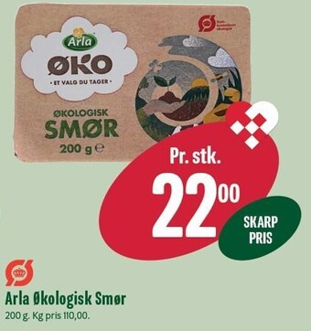 Min Købmand Arla øko smør tilbud