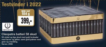 Harald Nyborg Cleopatra batteri 58 skud tilbud