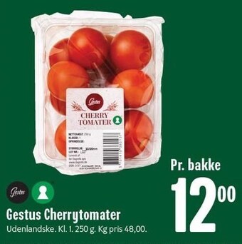 Min Købmand Gestus cherrytomater tilbud