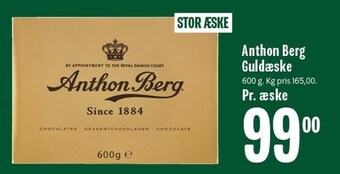 Min Købmand Anthon berg guldæske tilbud