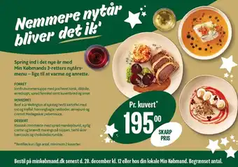 Min Købmand Nytårskuvert tilbud